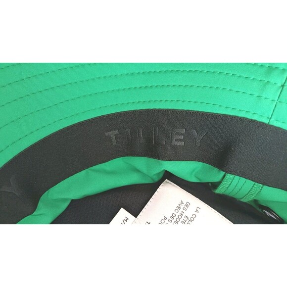 Tilley Golf Collection Bucket Hat Green Size Medium Outdoors Rain Resistant New - Picture 13 of 14